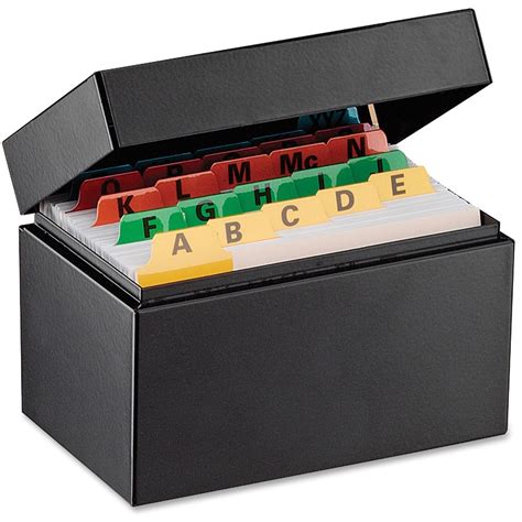 metal index card box uk|metal index card file box.